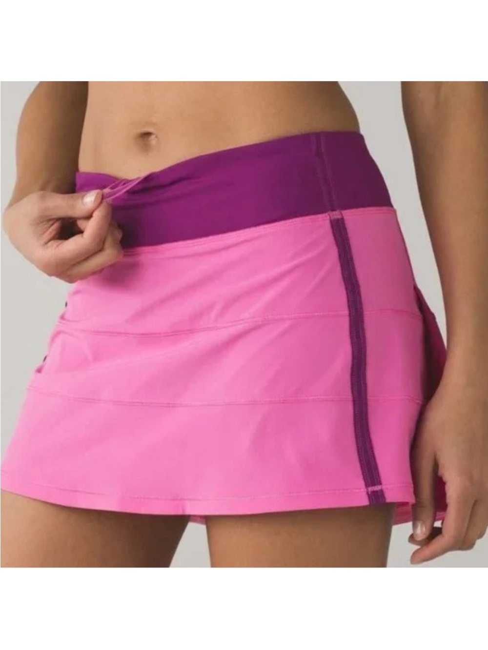 Lululemon Women’s Pace Rival Active Skirt Pink Paradise/Regal Plum